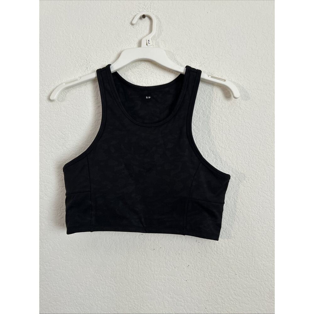 Women’s Small Petite Black Sports Bra S/P Venor New